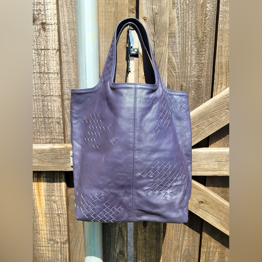 Bottega Veneta Blue Tote Bag